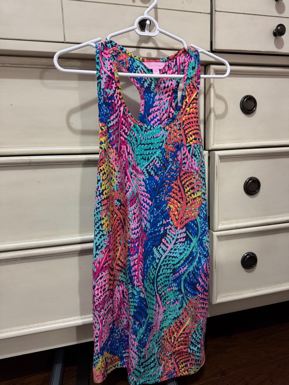 Vibrant Multicolor Racerback t-shirt dress